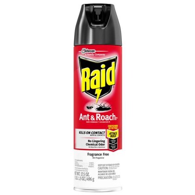 RAID ANT & ROACH KILLER FRAGRANCE FREE 17.5 OZ 1CT